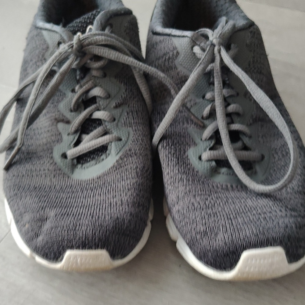 Fila Womens Memory‎ Foam Running Sneakers Charcoal Grey White Size 8 - Picture 6 of 9